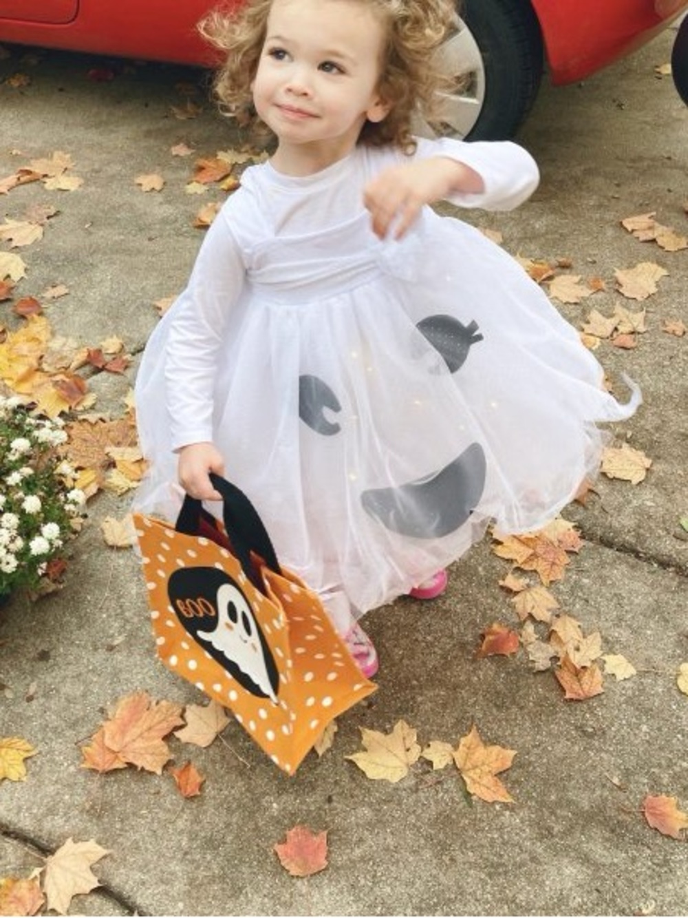 Pottery Barn Kids Light-Up Ghost Tutu Halloween Costume Dress - Picture 11 of 14